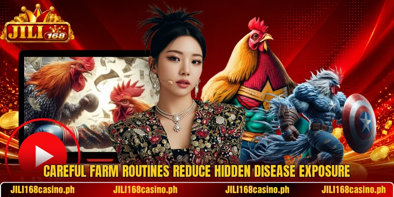 Careful farm routines reduce hidden disease exposure Careful farm routines reduce hidden disease exposure