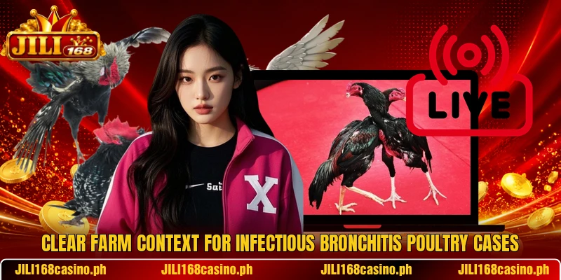 Clear farm context for infectious bronchitis poultry cases Clear farm context for infectious bronchitis poultry cases