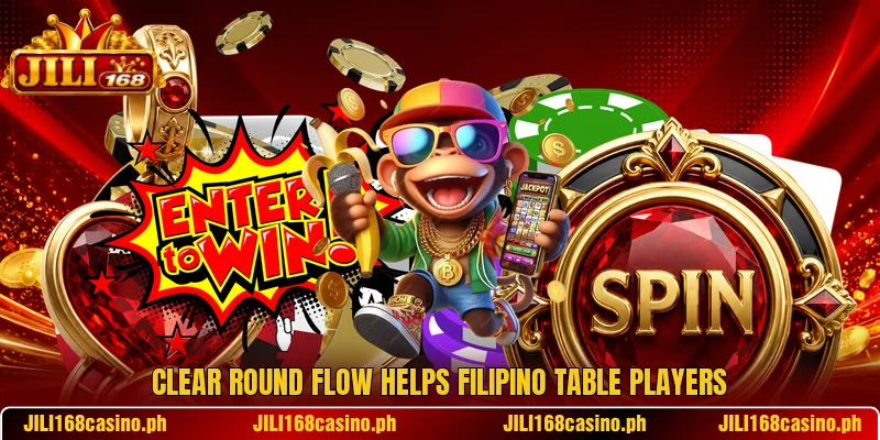 Clear round flow helps Filipino table players Clear round flow helps Filipino table players