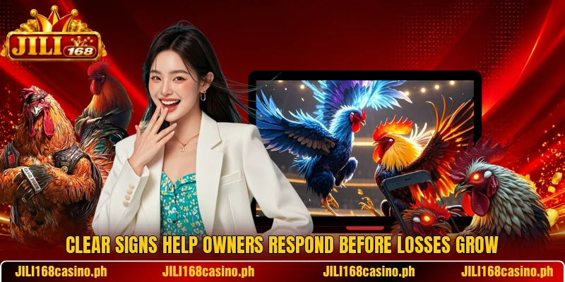 Clear signs help owners respond before losses grow