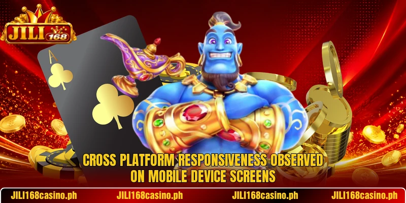 Cross platform responsiveness observed on mobile device screens