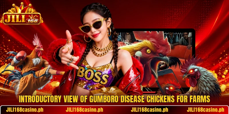 Introductory view of gumboro disease chickens for farms