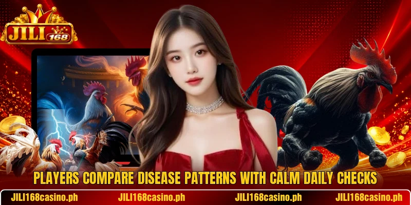 Players compare disease patterns with calm daily checks Players compare disease patterns with calm daily checks