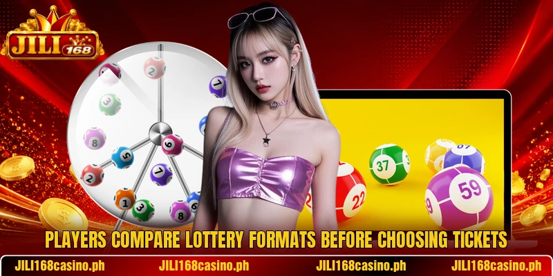 Players compare lottery formats before choosing tickets