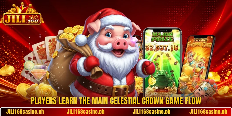 Players learn the main Celestial Crown game flow Players learn the main Celestial Crown game flow