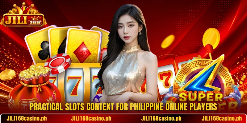 Practical slots context for Philippine online players