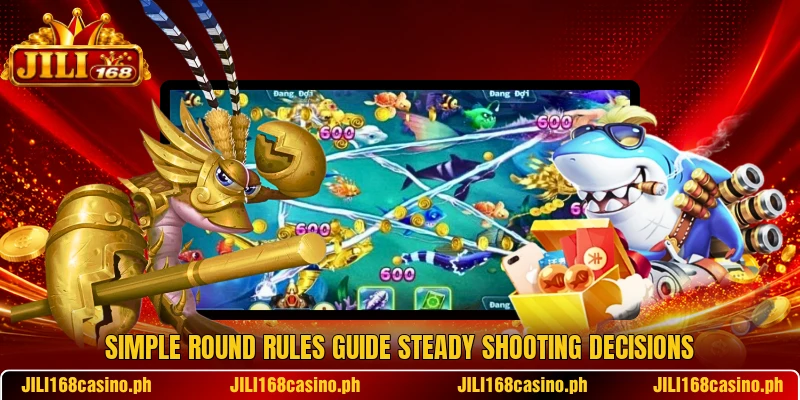 Simple round rules guide steady shooting decisions
