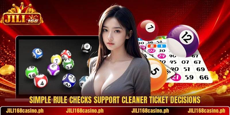 Simple rule checks support cleaner ticket decisions Simple rule checks support cleaner ticket decisions
